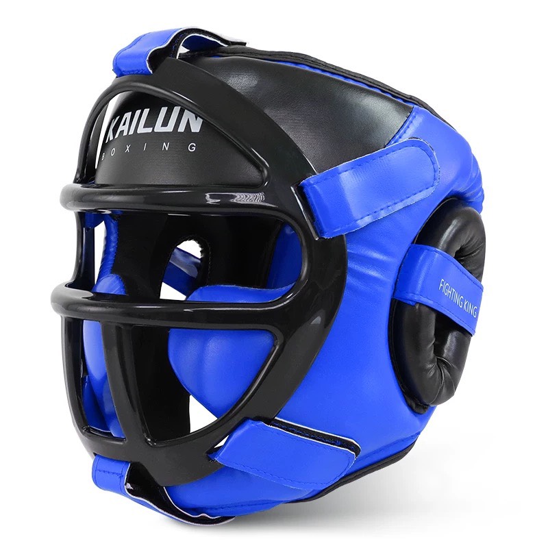 NÓN BẢO HỘ CÓ GỘNG BẢO VỆ Bảo hộ đầu tập Boxing , mũ bảo hộ đầu võ thuật , mũ võ thuật , giáp bảo hộ đầu , BOXING HEADGEARS , mũ đội đầu quyền anh