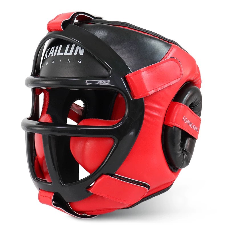 NÓN BẢO HỘ CÓ GỘNG BẢO VỆ Bảo hộ đầu tập Boxing , mũ bảo hộ đầu võ thuật , mũ võ thuật , giáp bảo hộ đầu , BOXING HEADGEARS , mũ đội đầu quyền anh