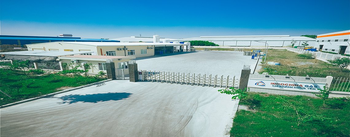 Công ty Cổ phần INDOCHINA GAS - nhà máy tại Hưng Yên.