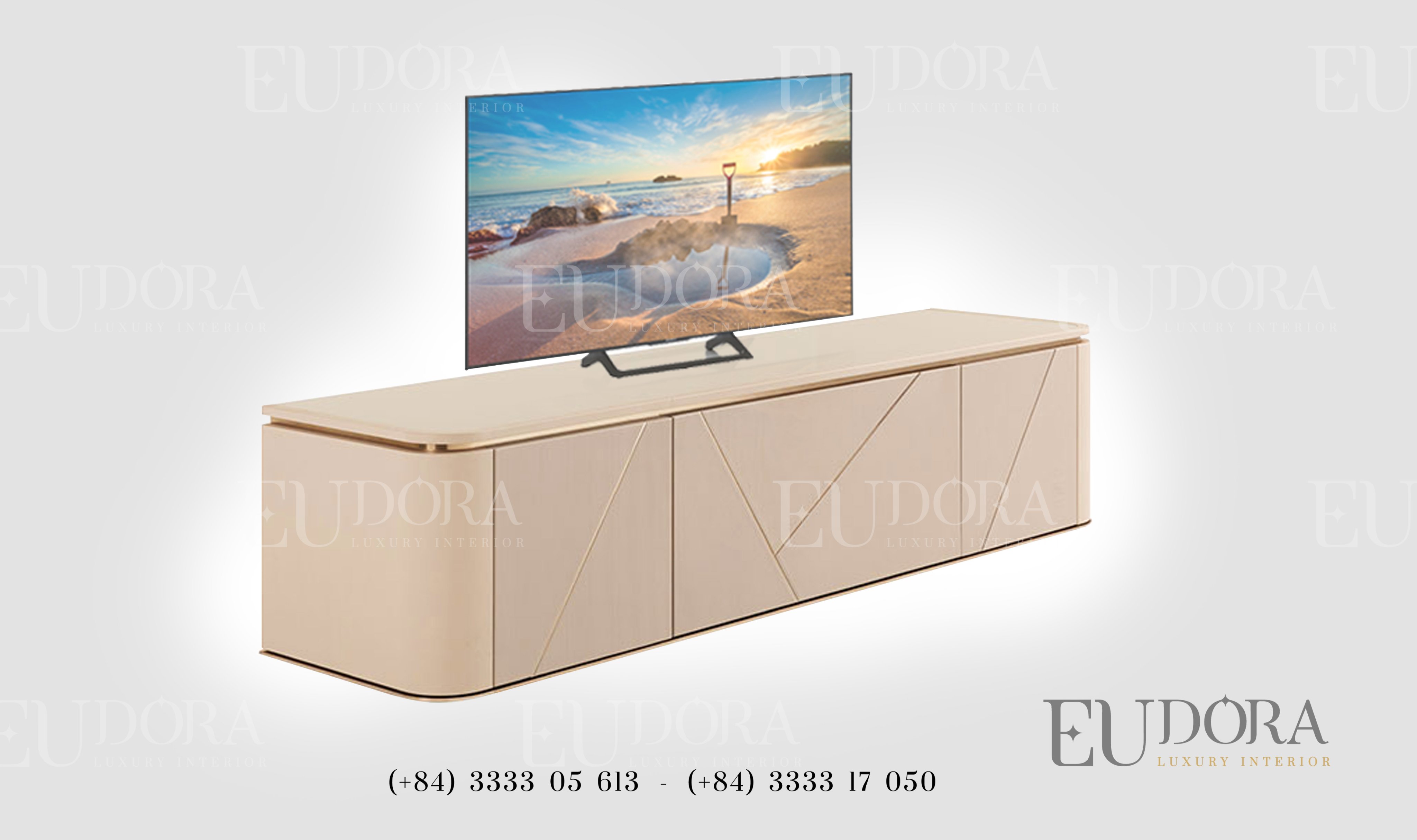 EU-TV-121 Kệ Tivi cao cấp phong cách Fendi (Ý) | EUDORA