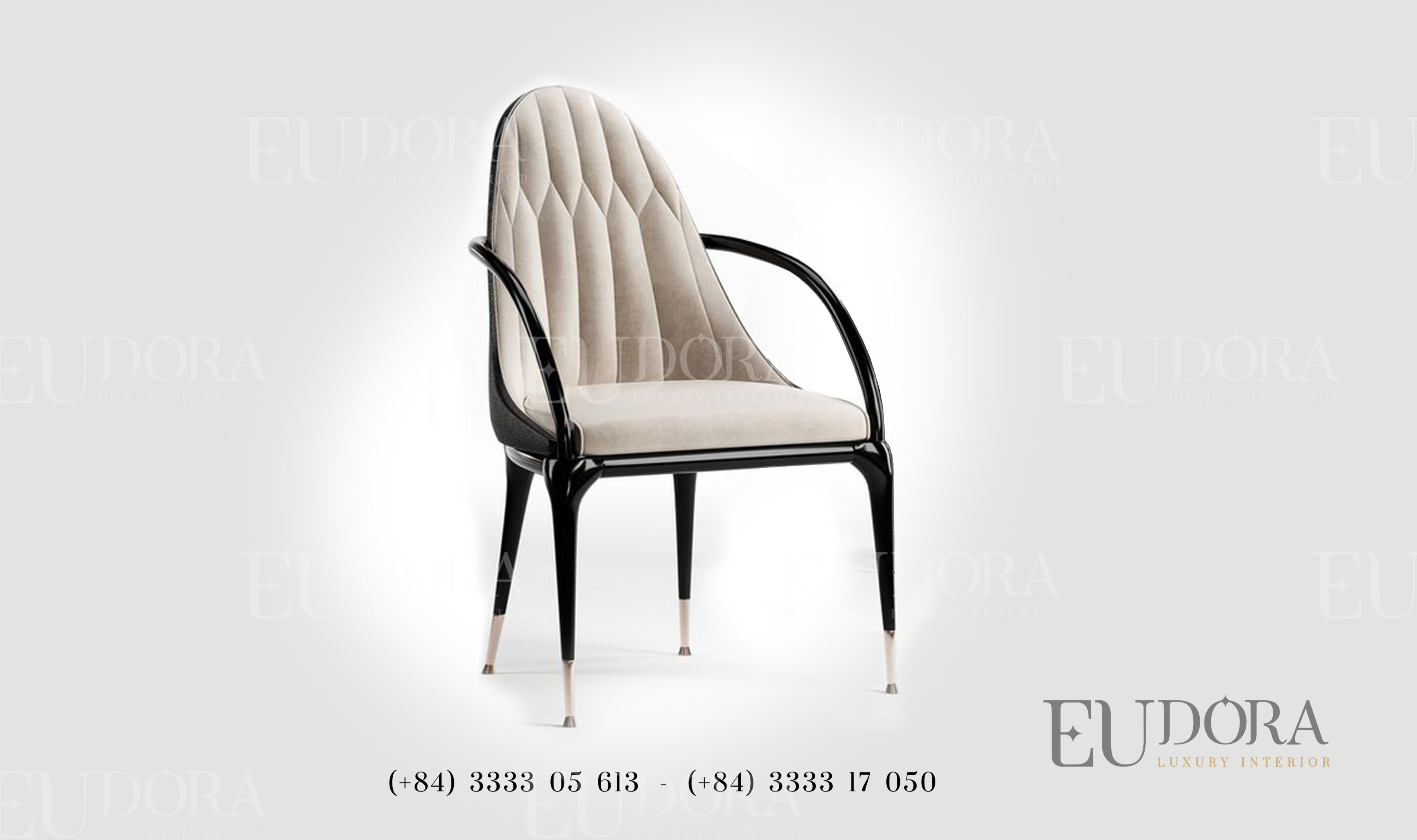 EU-BA-104 Bộ bàn ghế ăn cao cấp phong cách Cornelio Cappellini (Ý)