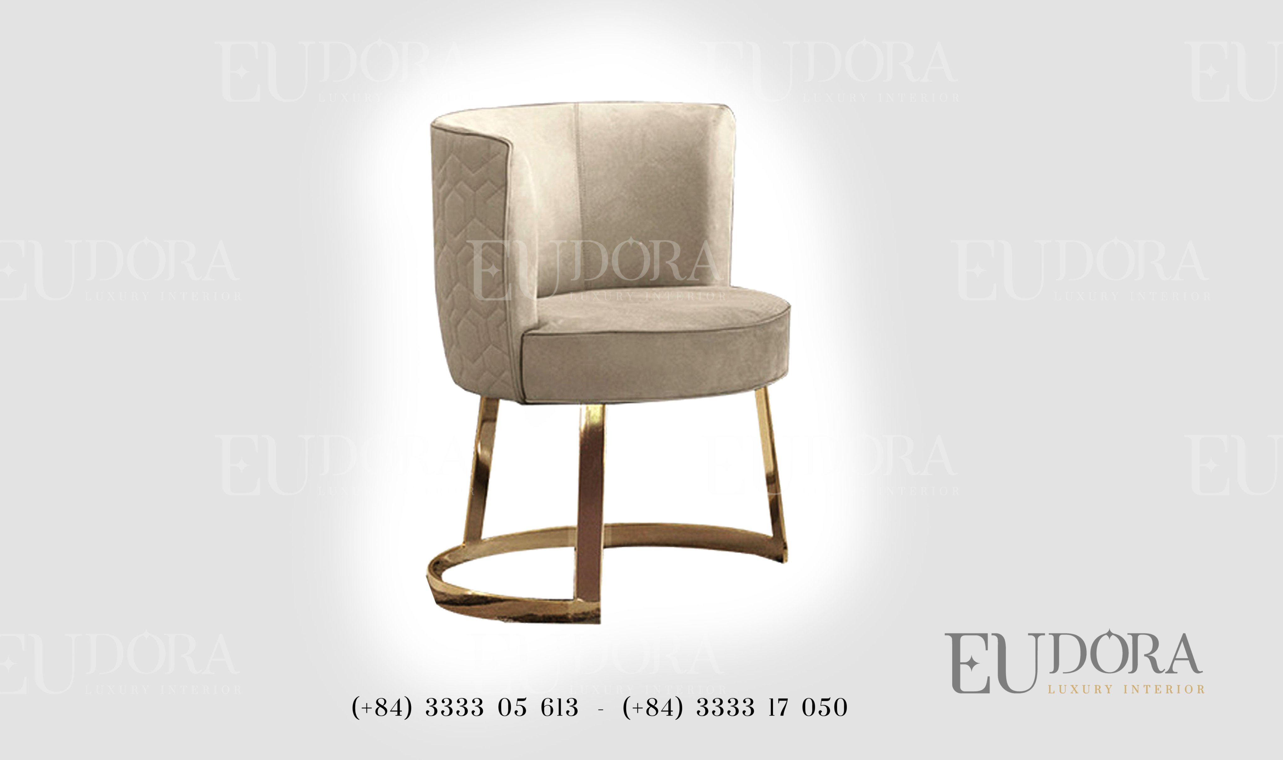 EU-BA-120 Bộ bàn ghế ăn cao cấp hiện đại phong cách Longhi (Italy)