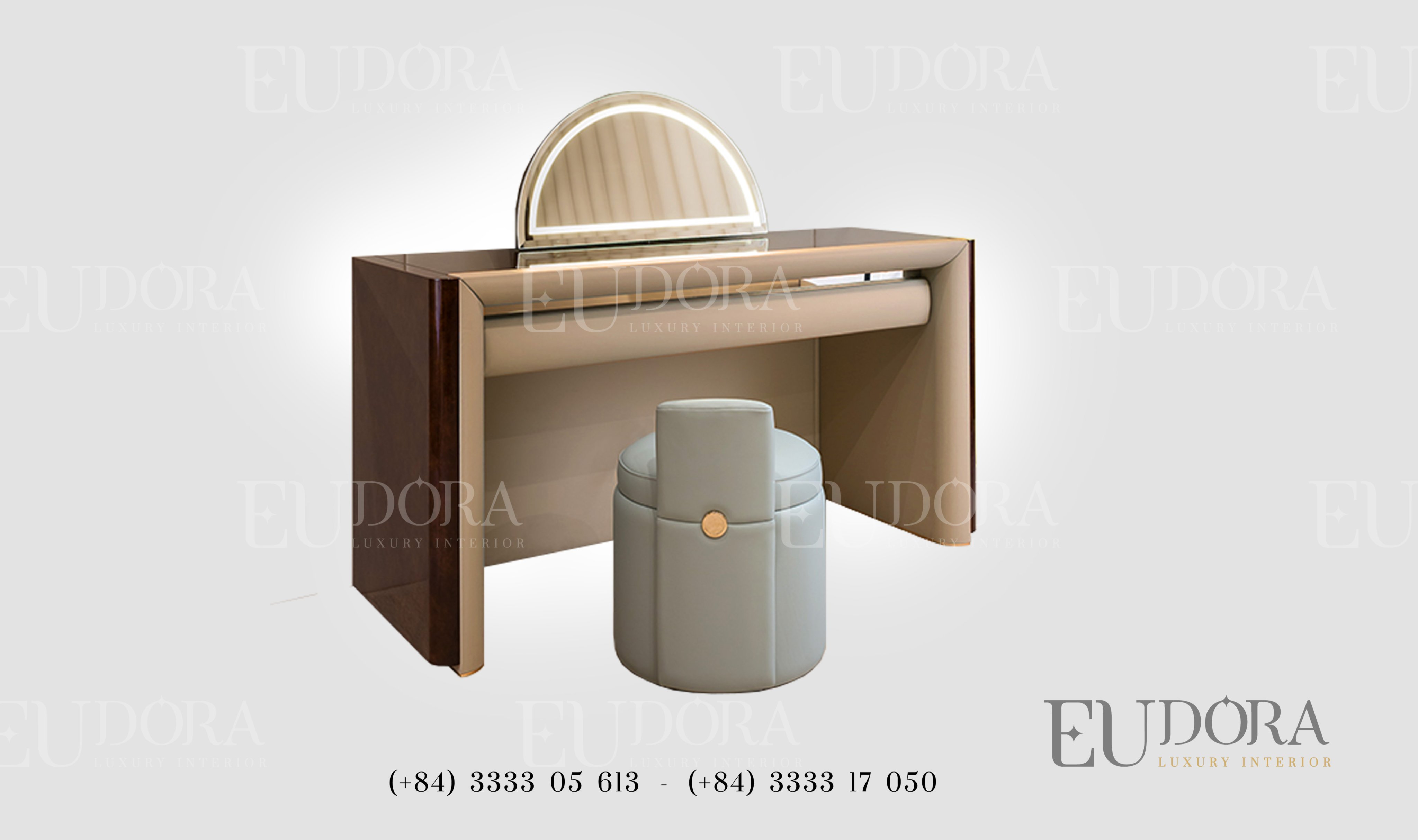 EU-BP-125 Bàn phấn cao cấp phong cách Bently (Anh Quốc)