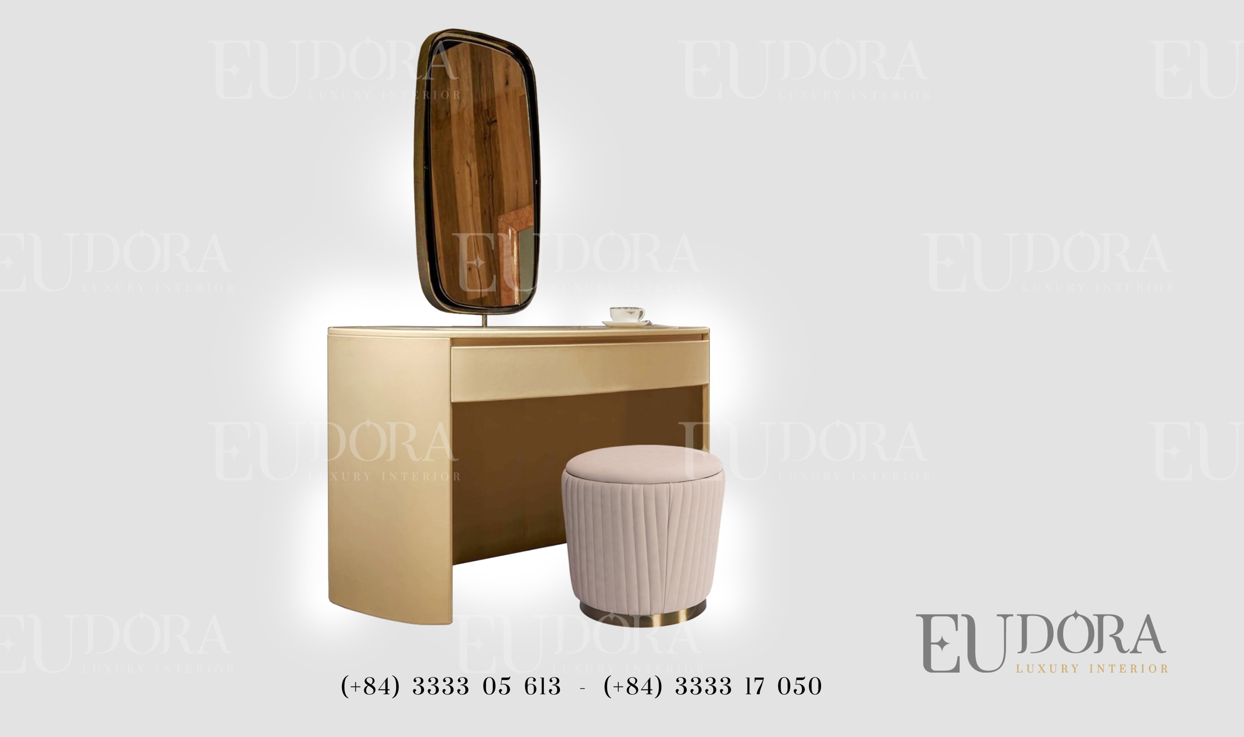 EU-BP-110 Bàn phấn cao cấp phong cách Bently (Anh Quốc)