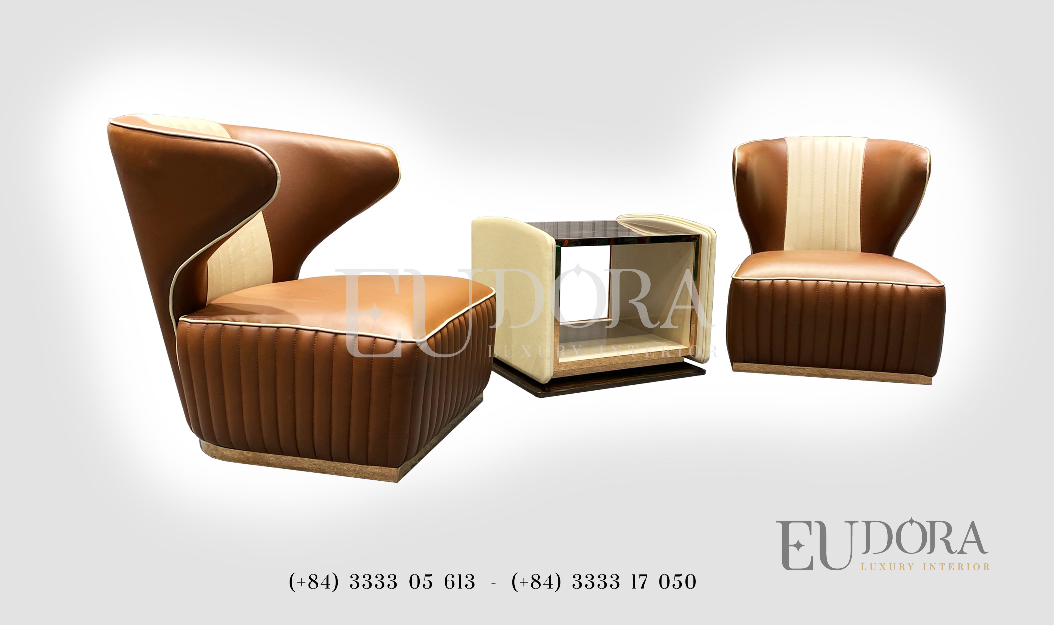 EU-GD-03 Ghế đôi sofa cao cấp phong cách Châu Âu