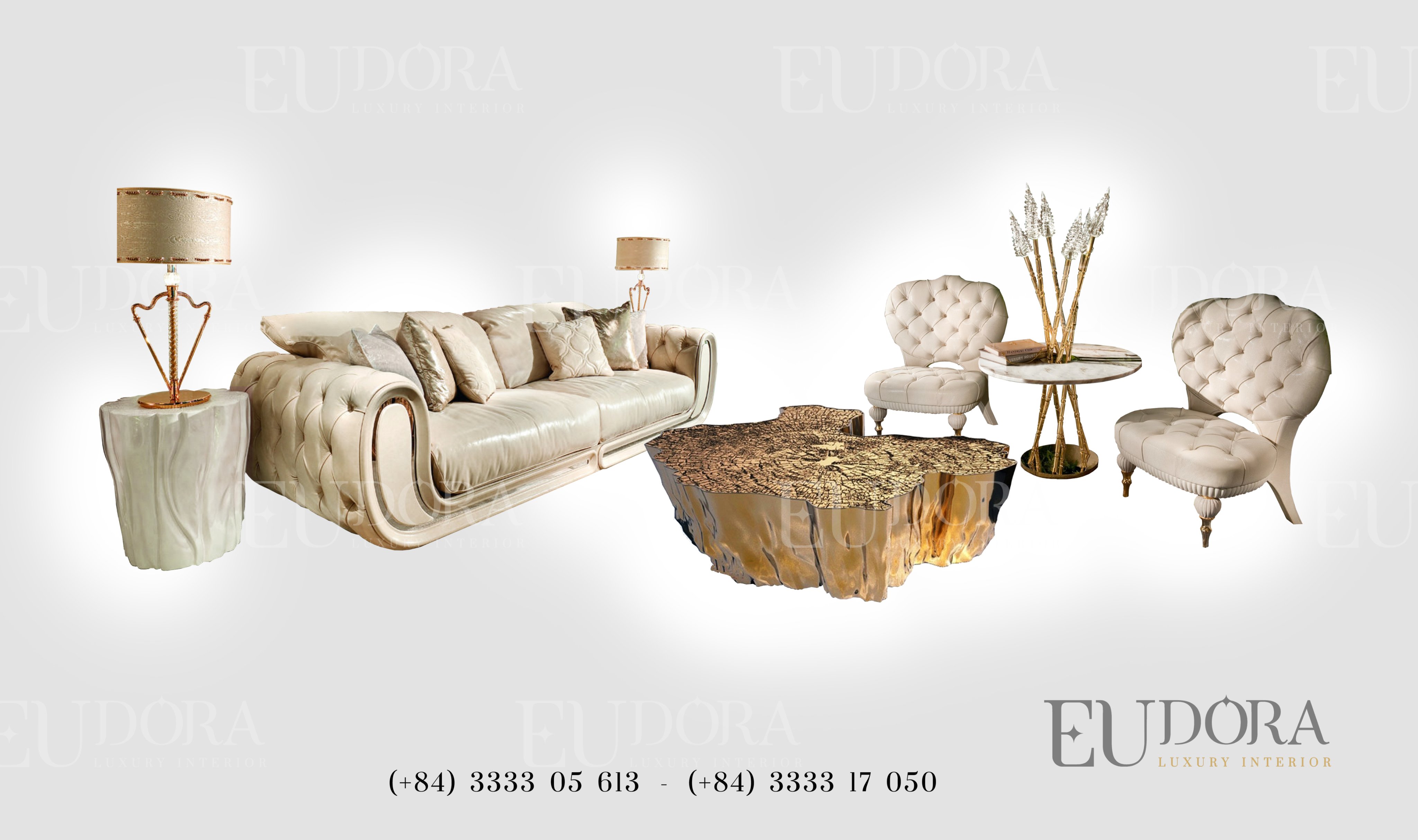 EU-SF-104 Bộ Sofa cao cấp phong cách Cornelio Cappellini (Ý)