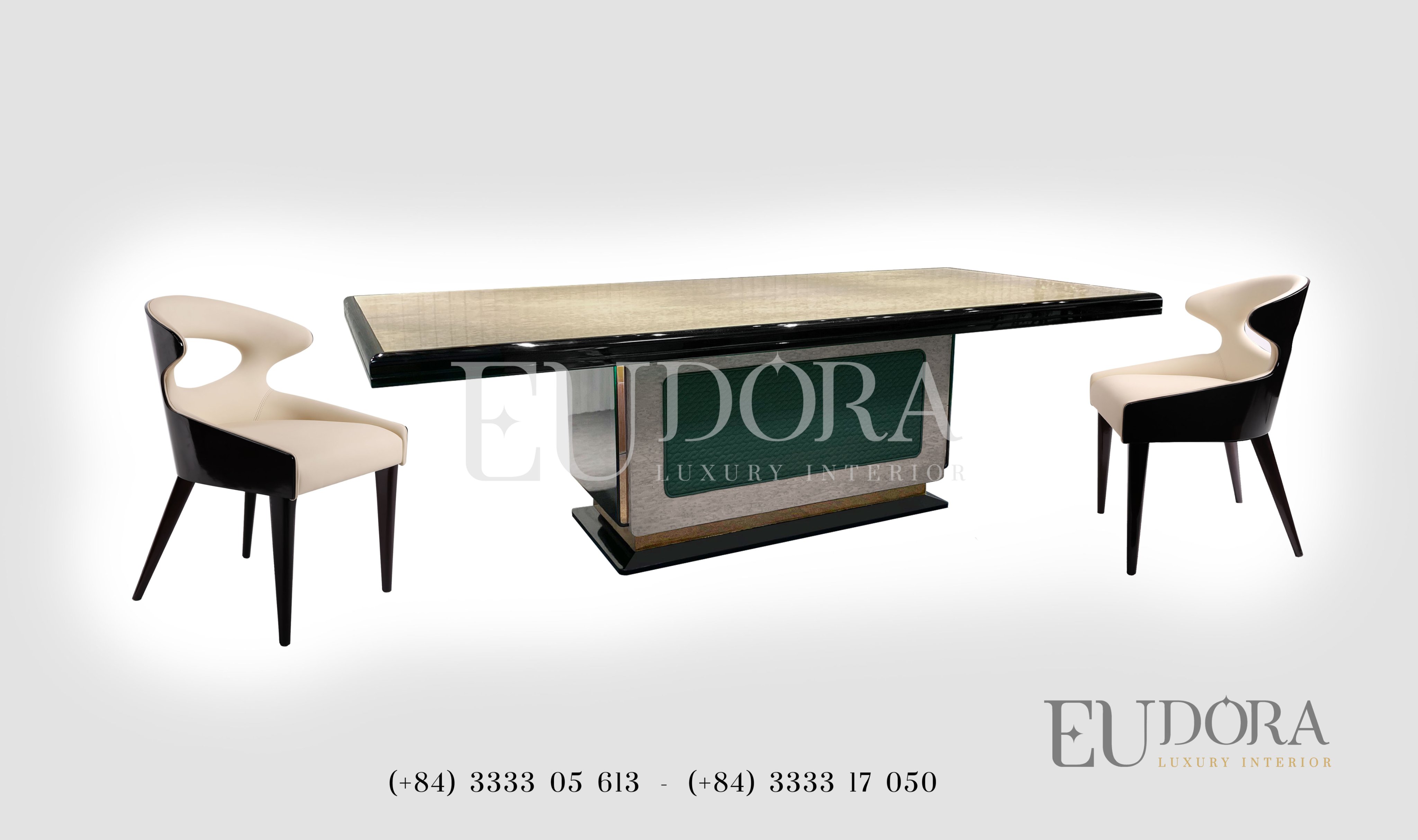 EU-BA-105 Bộ bàn ghế ăn hiện đại phong cách Châu Âu