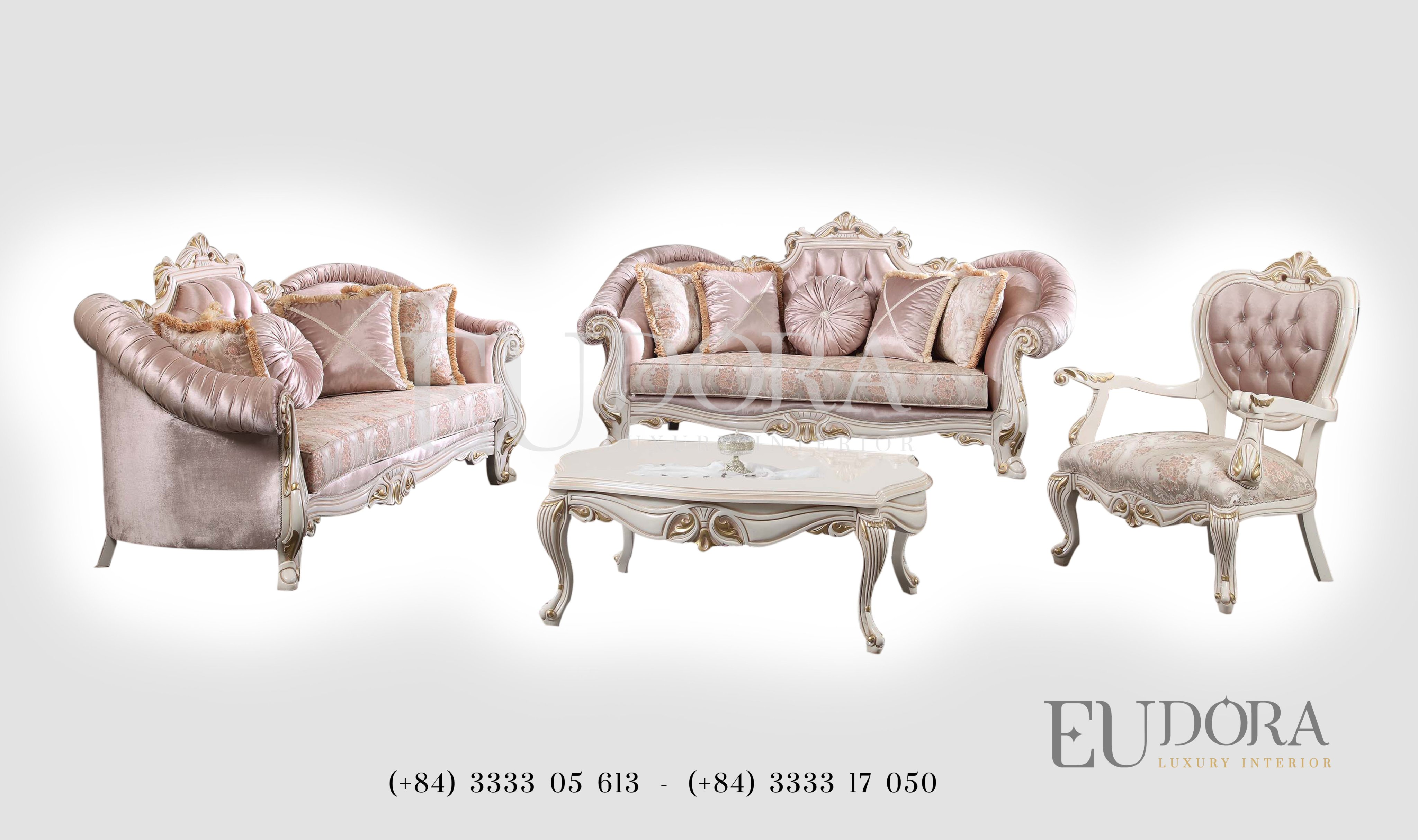 EU-SF-149 Sofa cổ điển cao cấp phong cách Châu Âu