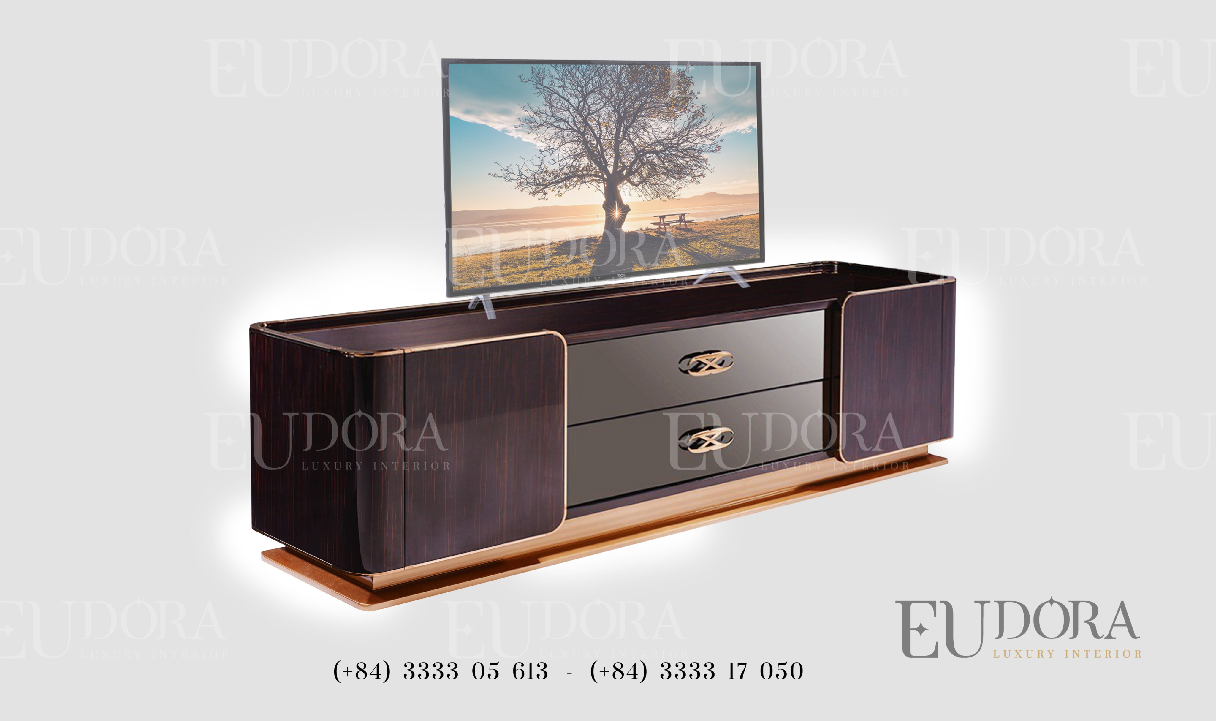 EU-TV-107 Kệ Tivi sang trọng theo phong cách Châu Âu