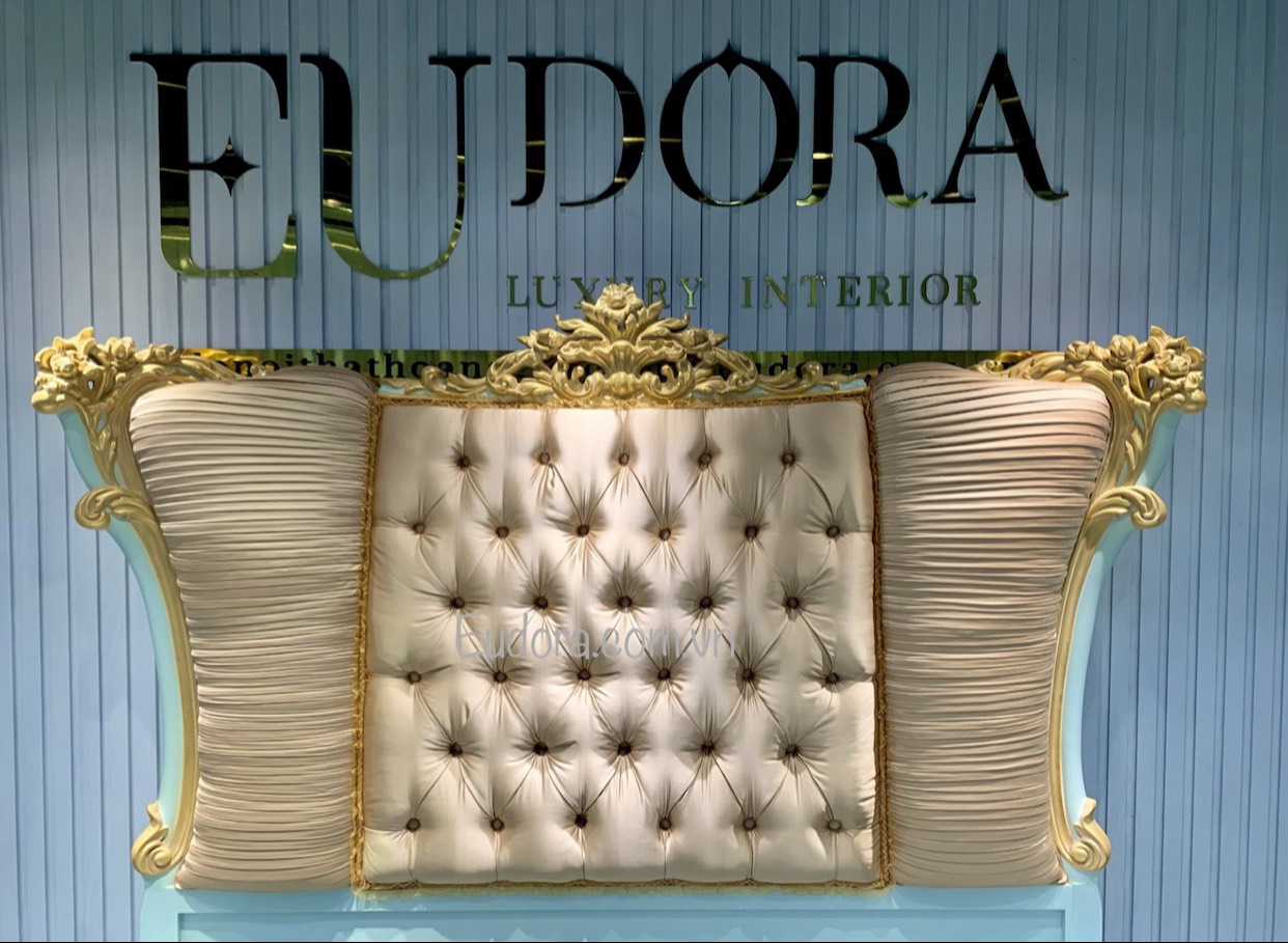 EU-GN-129 Giường ngủ cổ điển cao cấp phong cách Châu Âu