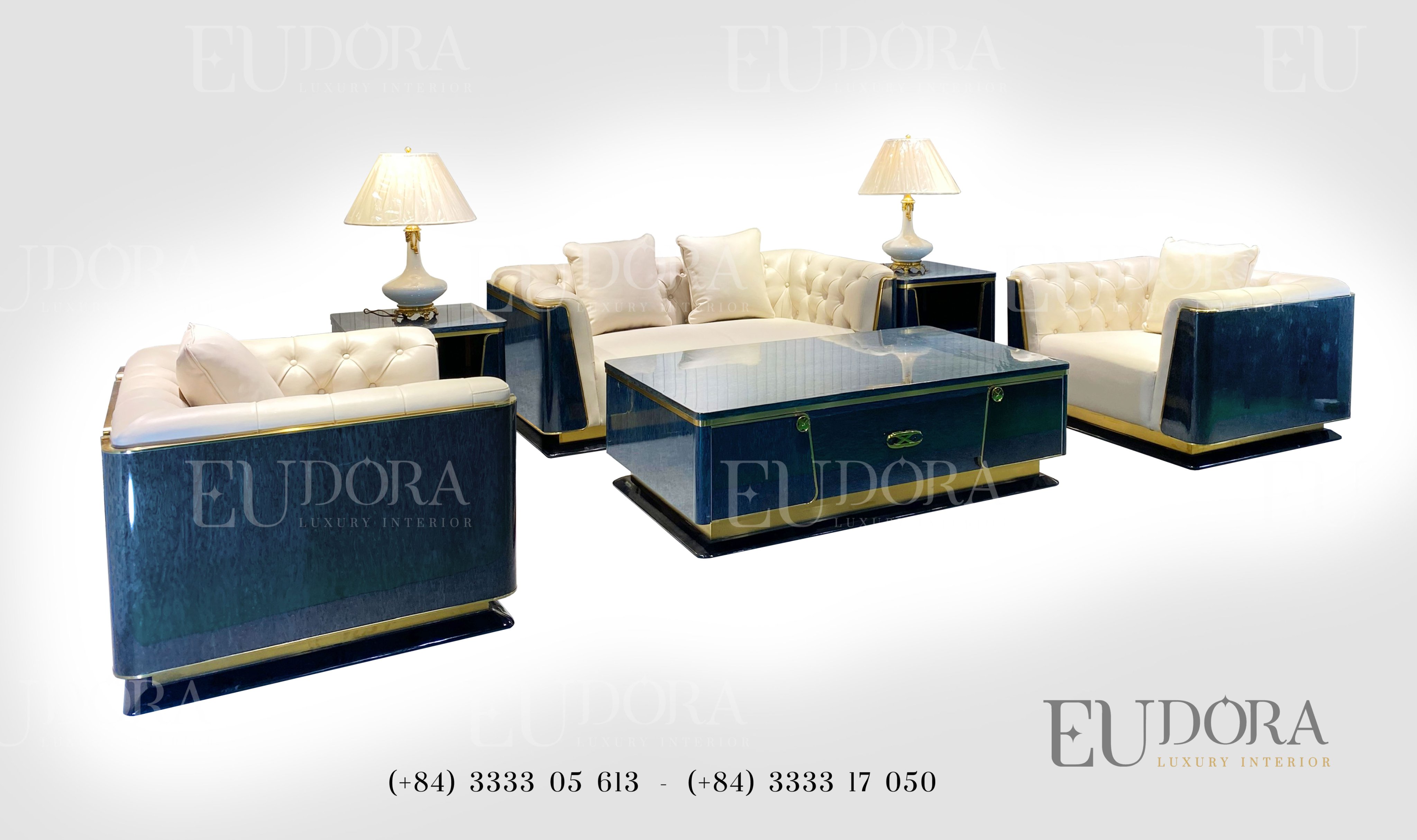 EU-SF-106 Sofa cao cấp phong cách Châu Âu