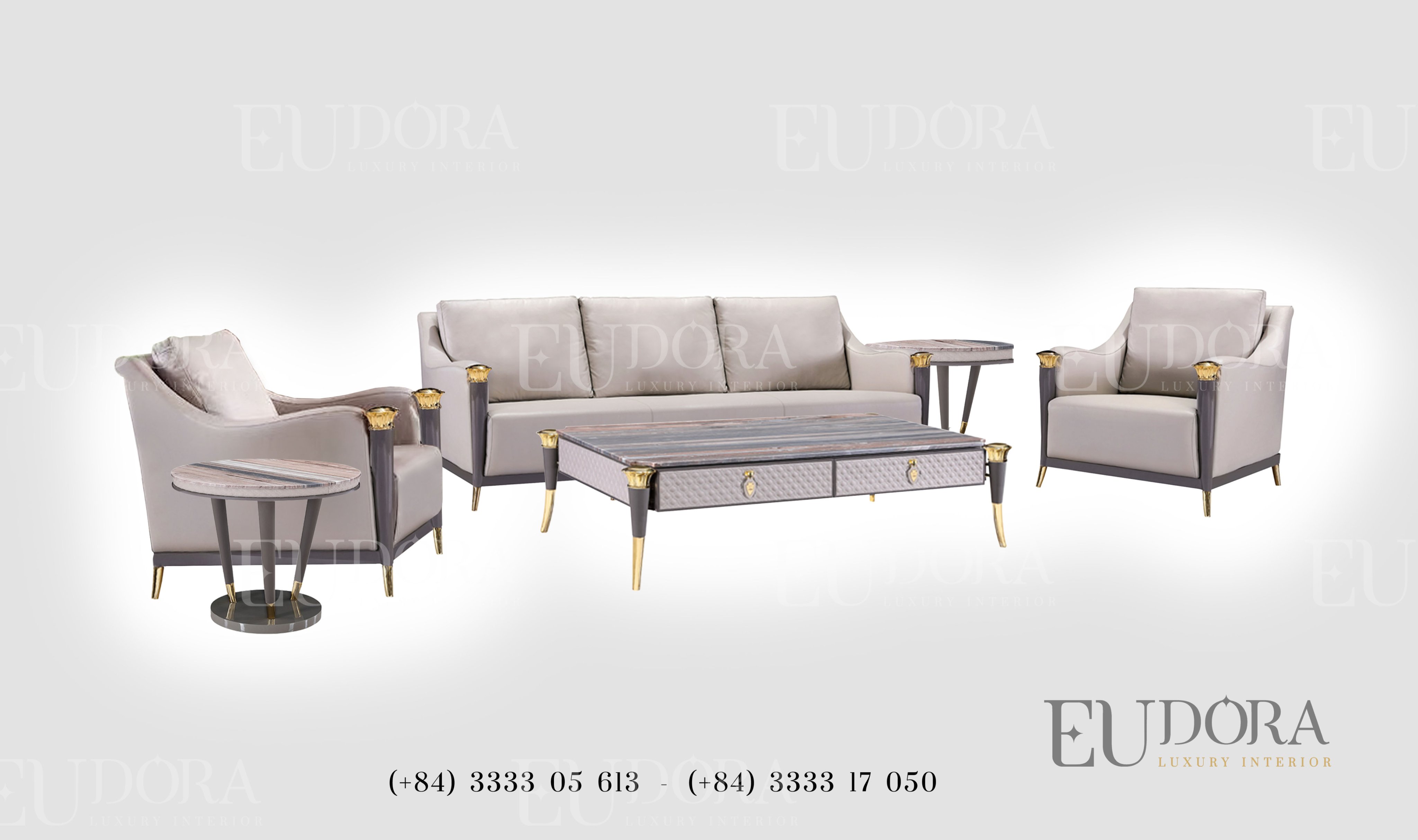 EU-SF-133 Sofa cao cấp phong cách Châu Âu