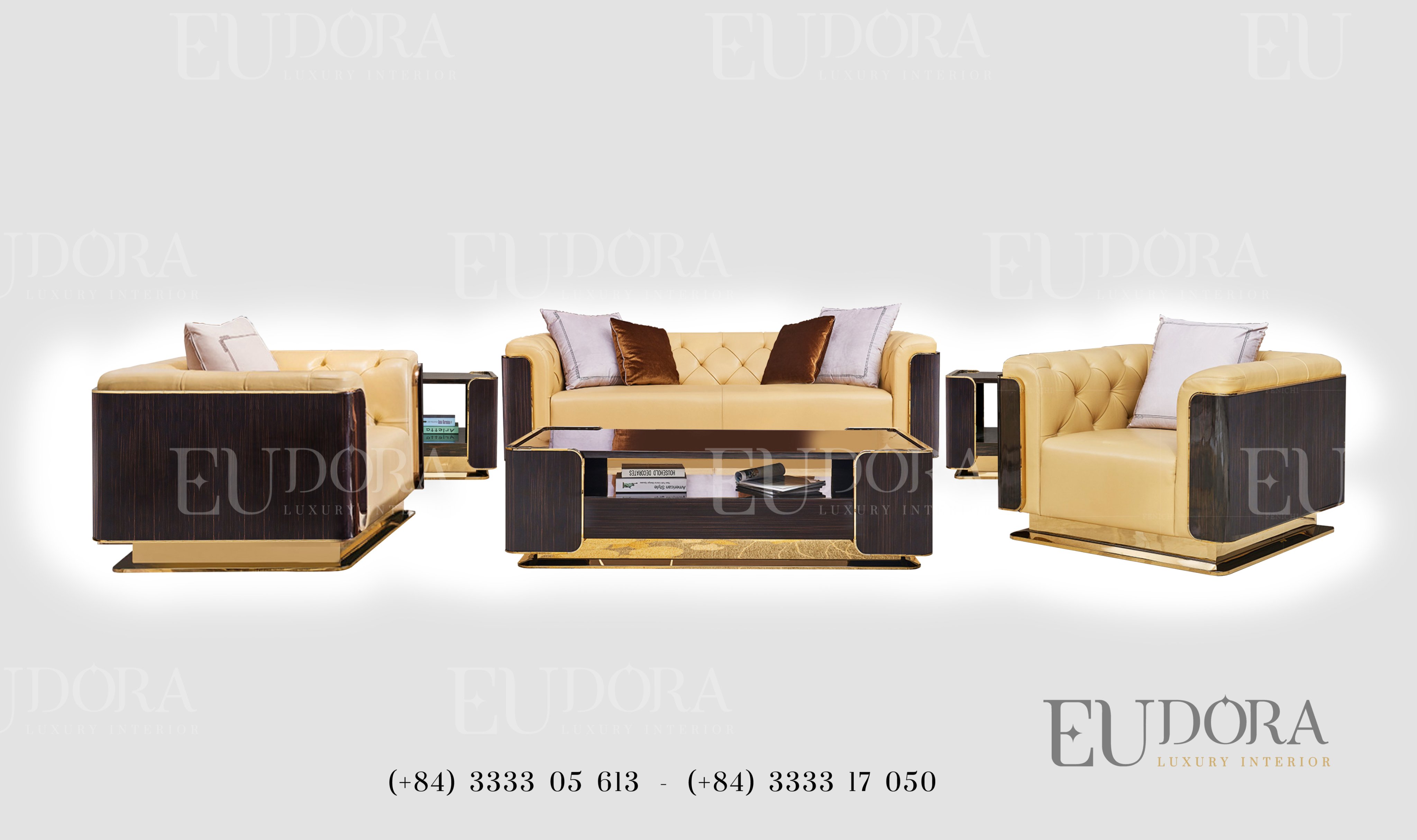 EU-SF-107 Sofa cao cấp theo phong cách Châu Âu