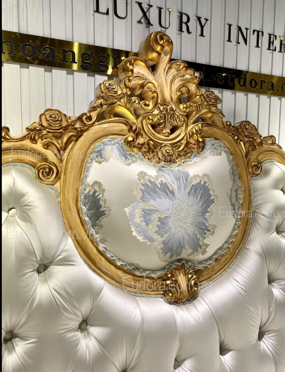 EU-GN-131 Giường ngủ cổ điển cao cấp phong cách Châu Âu