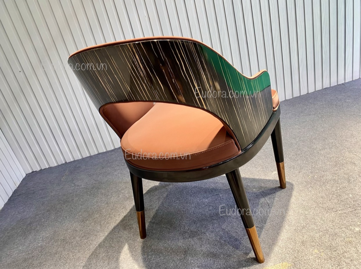 EU-BA-101 Bộ bàn ghế ăn cao cấp phong cách Fendi (Ý)