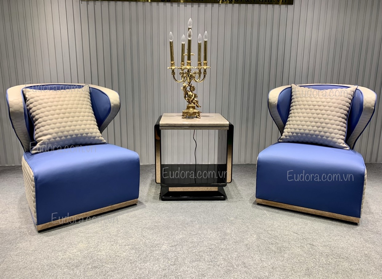 EU-GD-02 Ghế đôi sofa cao cấp phong cách Châu Âu