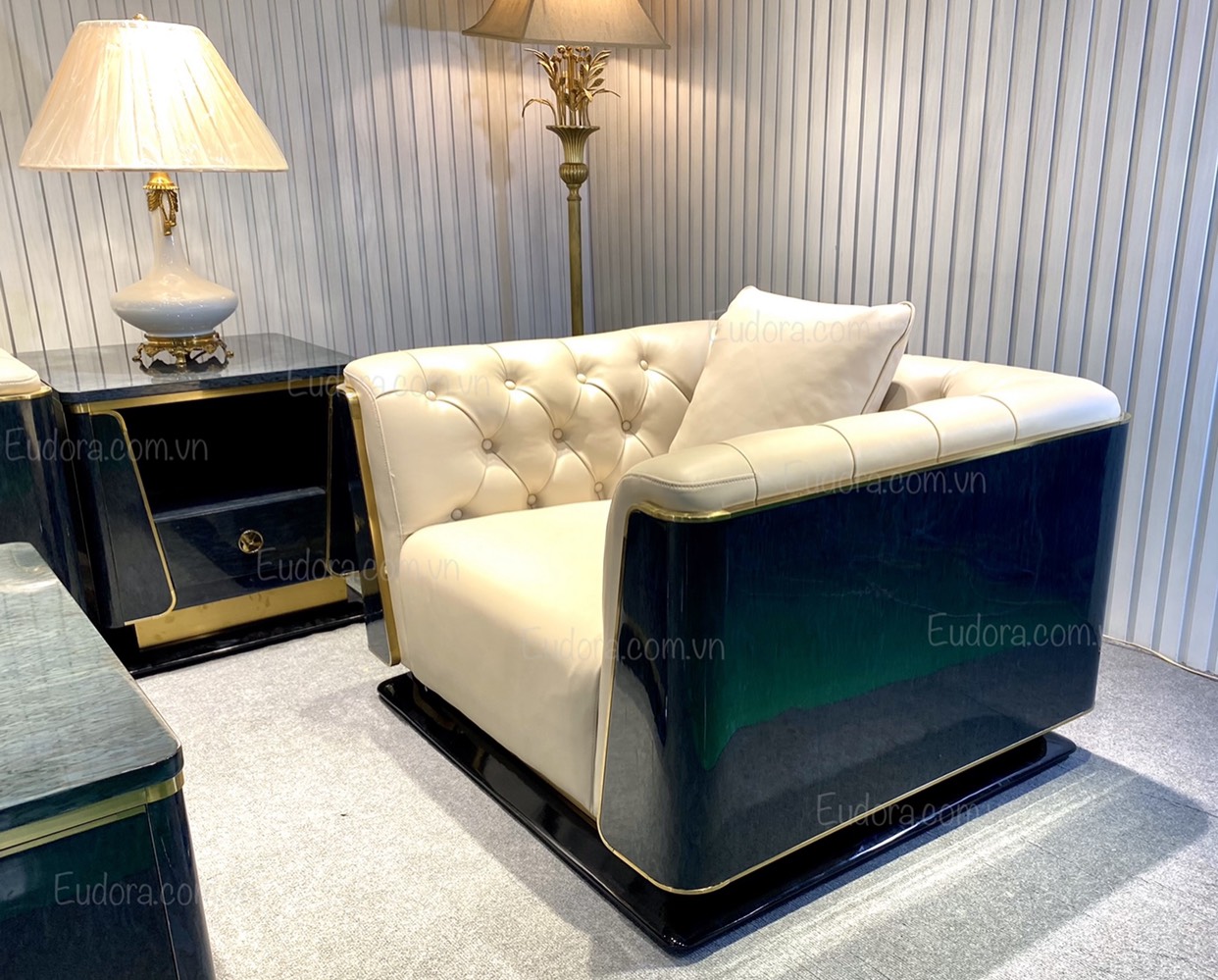 EU-SF-106 Sofa cao cấp phong cách Châu Âu