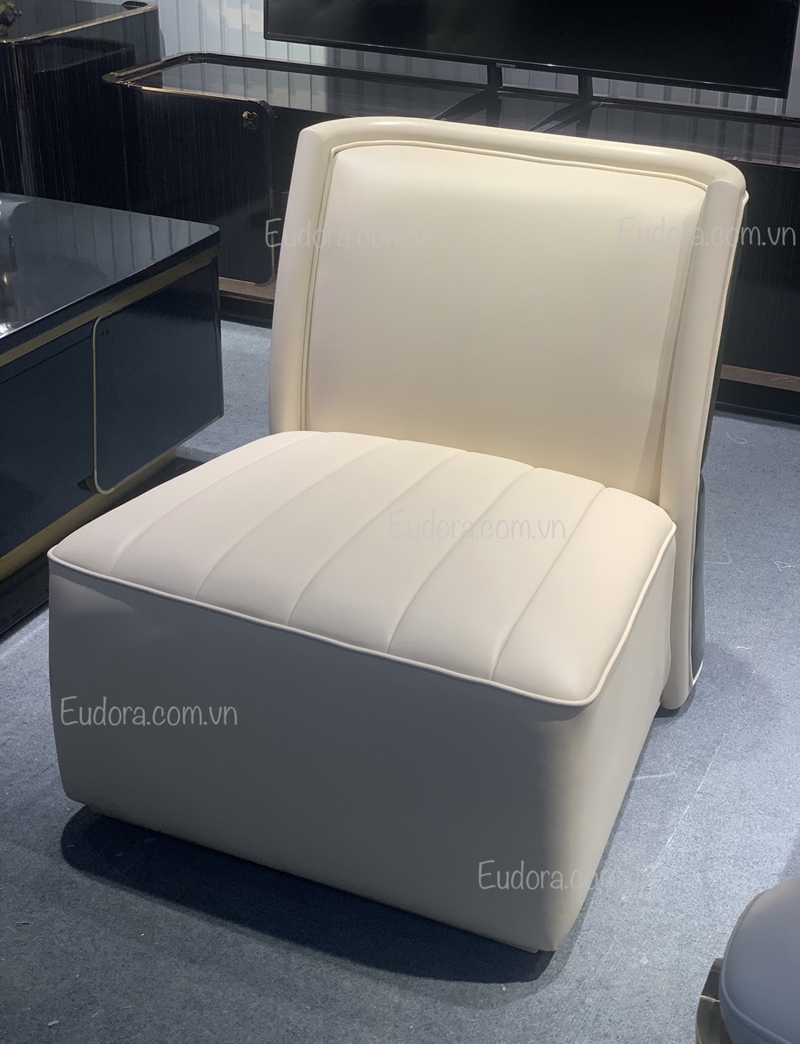 EU-SF-116 Sofa cao cấp da nhập khẩu kiểu ý hiện đại