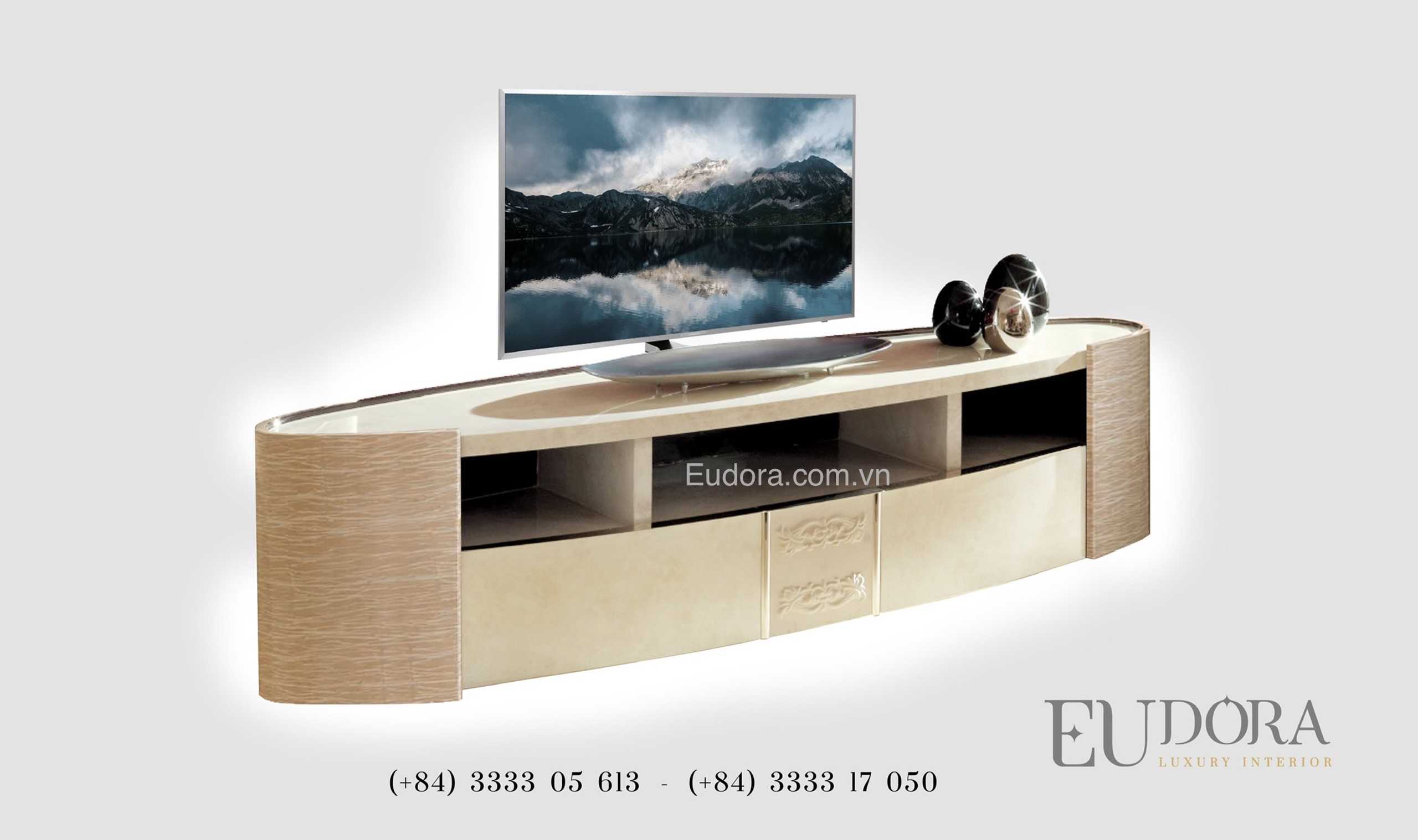 EU-TV-104 Kệ Tivi sang trọng theo phong cách Cornelio Cappellini (Ý)