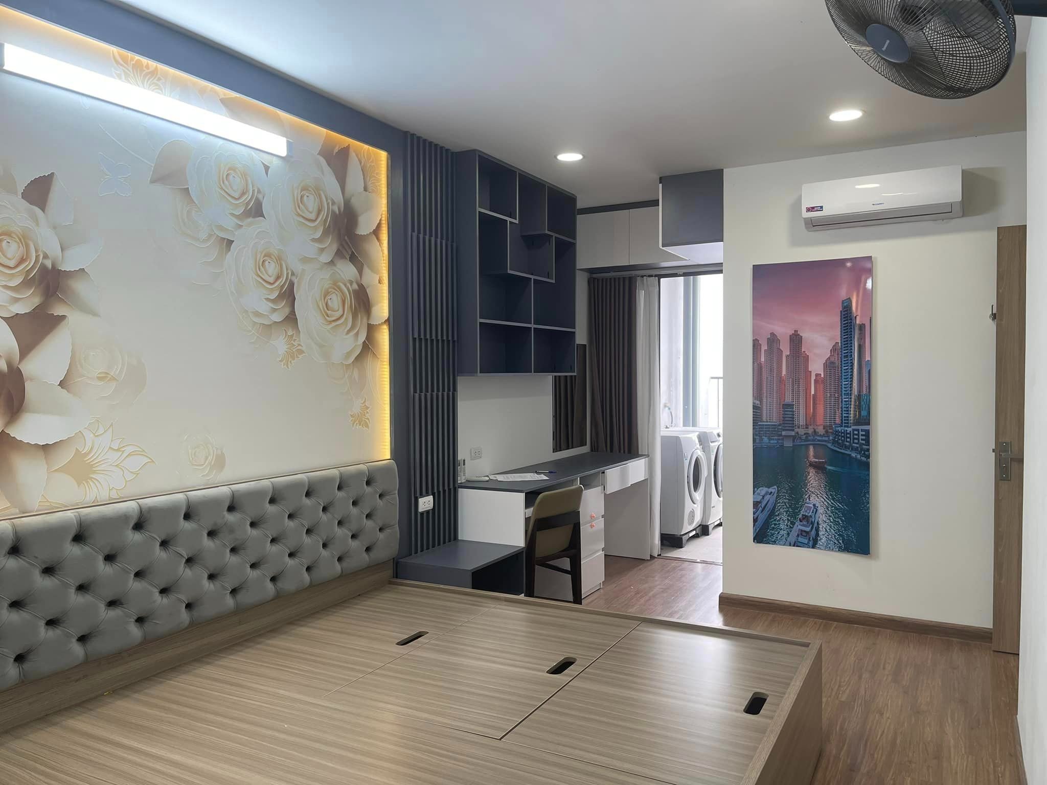 Cho thuê căn hộ full đồ Le Grand Jardin sài đồng , Long Biên. 2 PN. 55m. 8 triệu. Lh: 0376692730