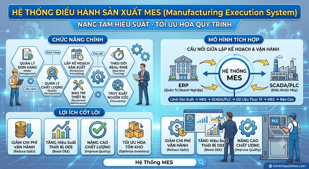 Hệ thống điều hành sản xuất MES (Manufacturing Execution System)