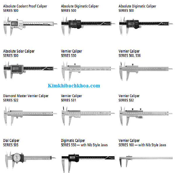Top 3 mẫu thước cặp thông dụng nhất của thương hiệu Mitutoyo đến từ Nhật Bản