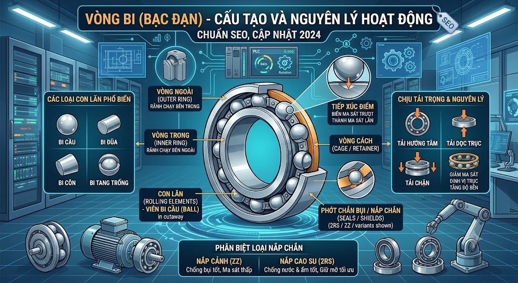 Tổng quan về Vòng bi (bạc đạn)