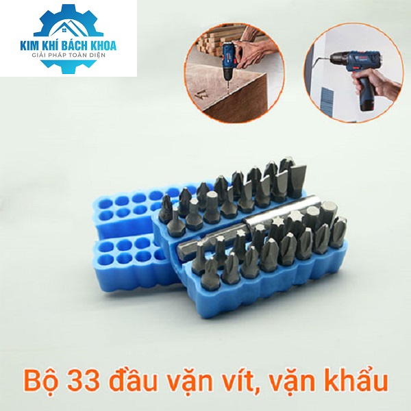 Bộ 33 đầu vặn vít vặn khẩu