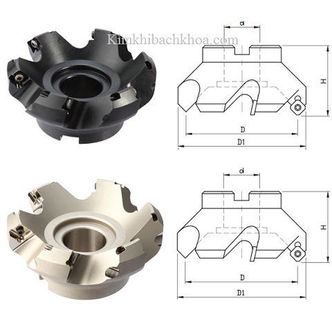 Đài dao phay khỏa mặt tốc độ cao