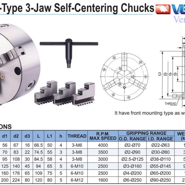 MÂM CẶP 3 CHẤU - VERTEX