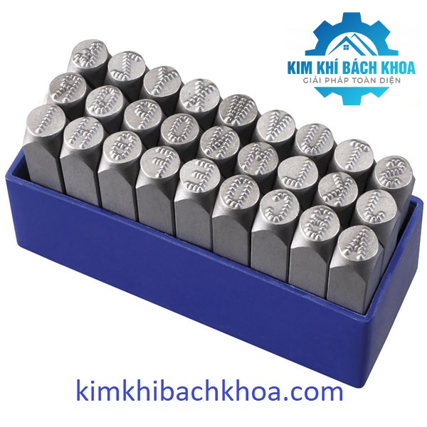 P012LP bộ đục chữ chấm bi 27 ký tự độ cứng 58-60HRC