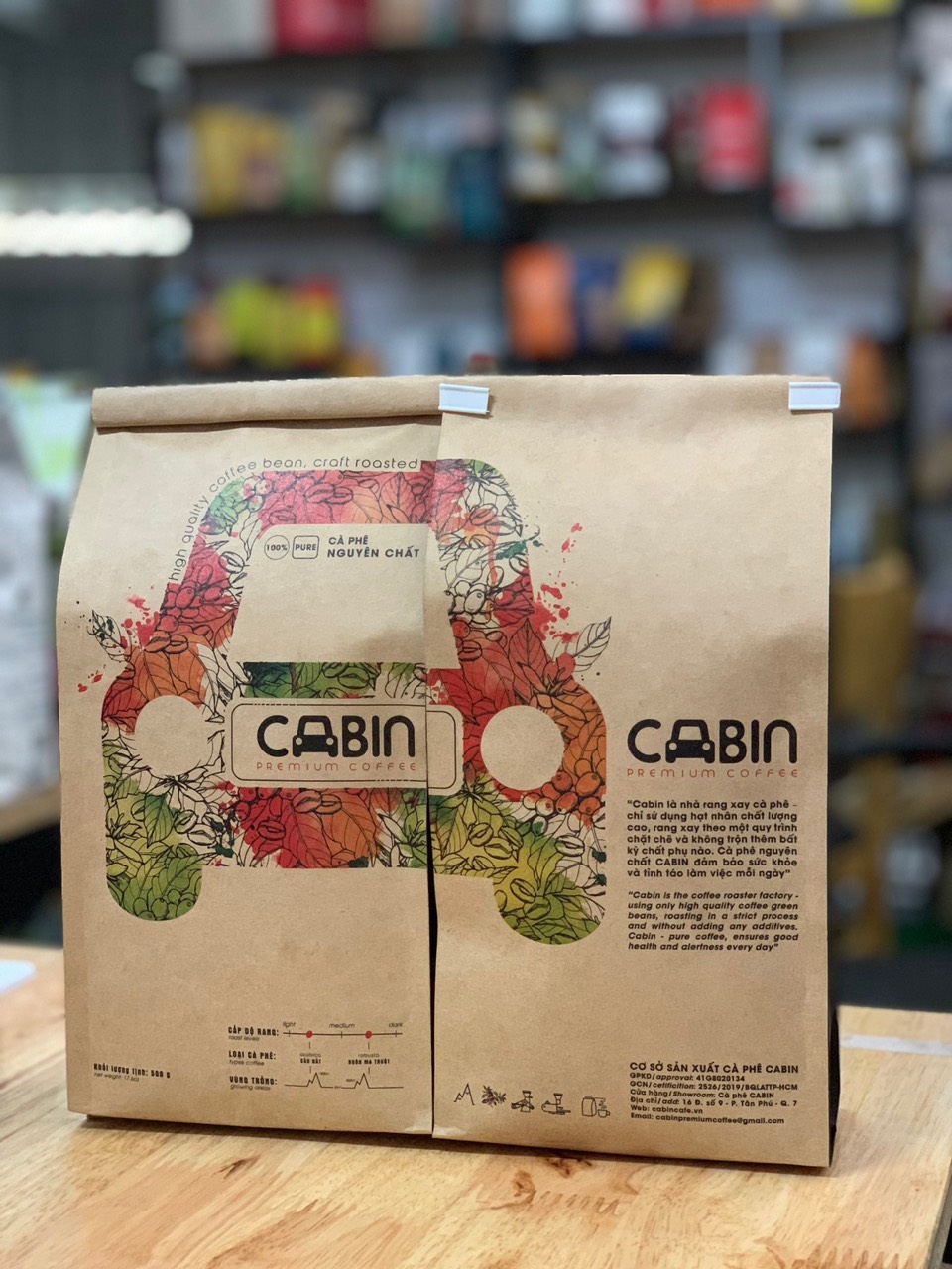 Cafe Fine Robusta rang mộc