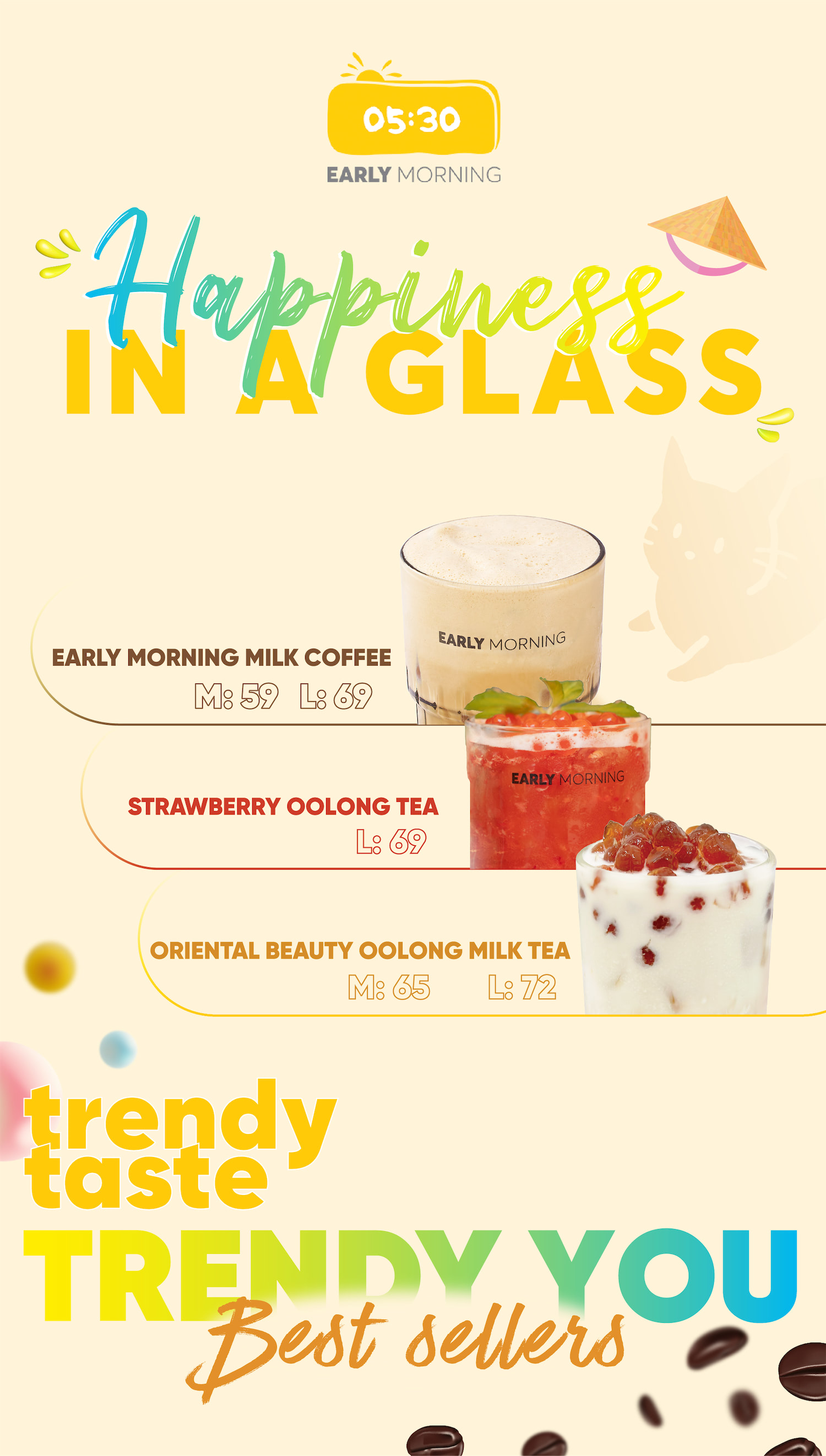 early morning tea coffee best seller menu must try