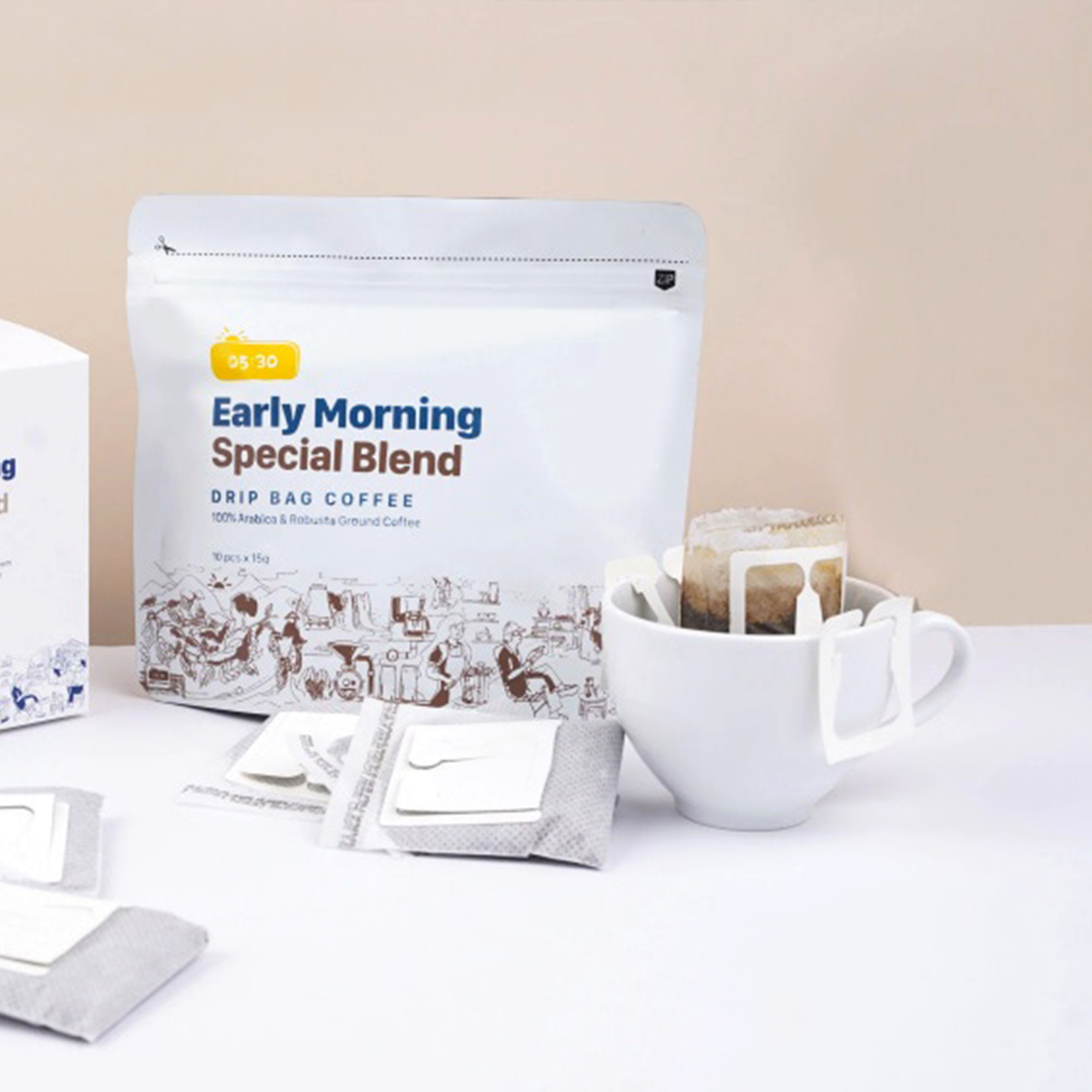 Cà phê phin giấy Special Blend túi ZIP 10 gói - Early Morning Drip Bag Coffee
