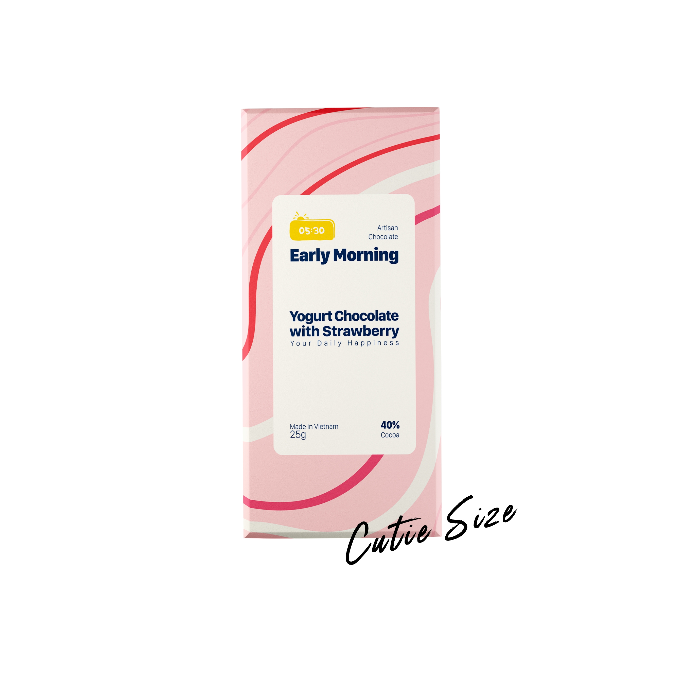 Yogurt chocolate with Strawberry 25g - Socola sữa chua dâu