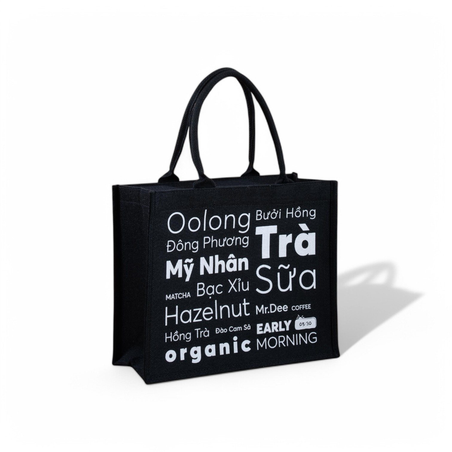 Túi vải Canvas Early Morning Typography