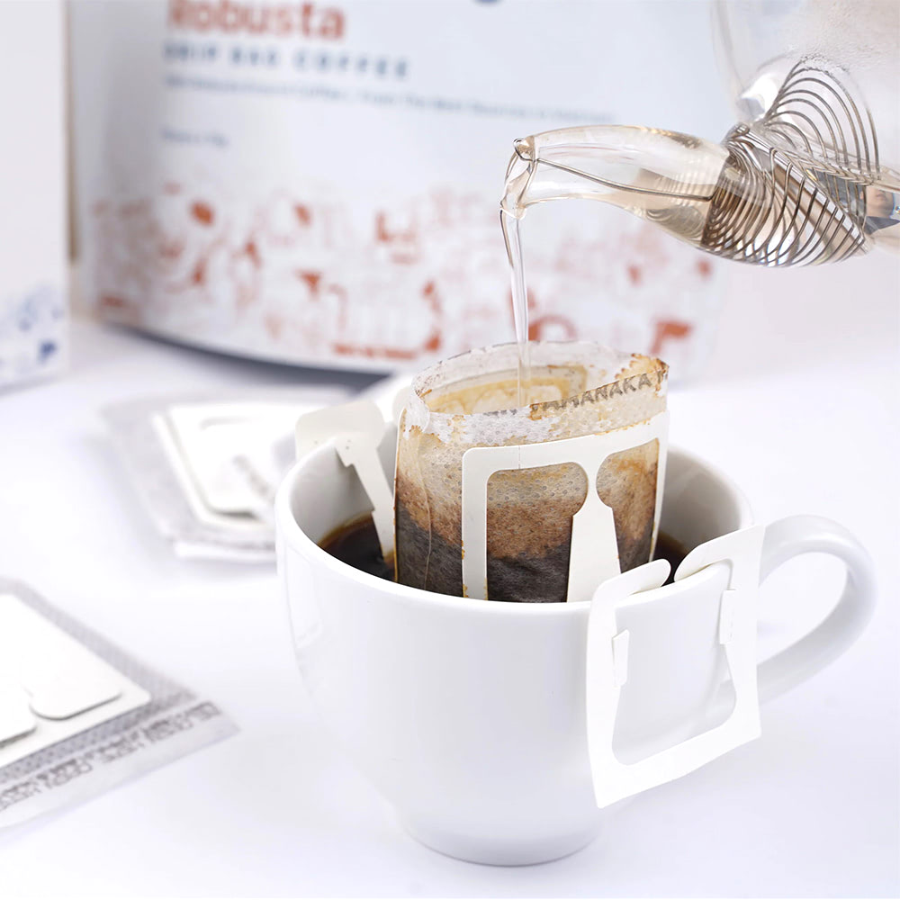 Cà phê phin giấy Robusta túi ZIP 10 gói - Early Morning Drip Bag Coffee