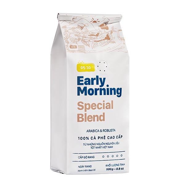 Cà phê Special Blend 500g (Nguyên hạt/ Xay bột) | Early Morning Special Blend Coffee