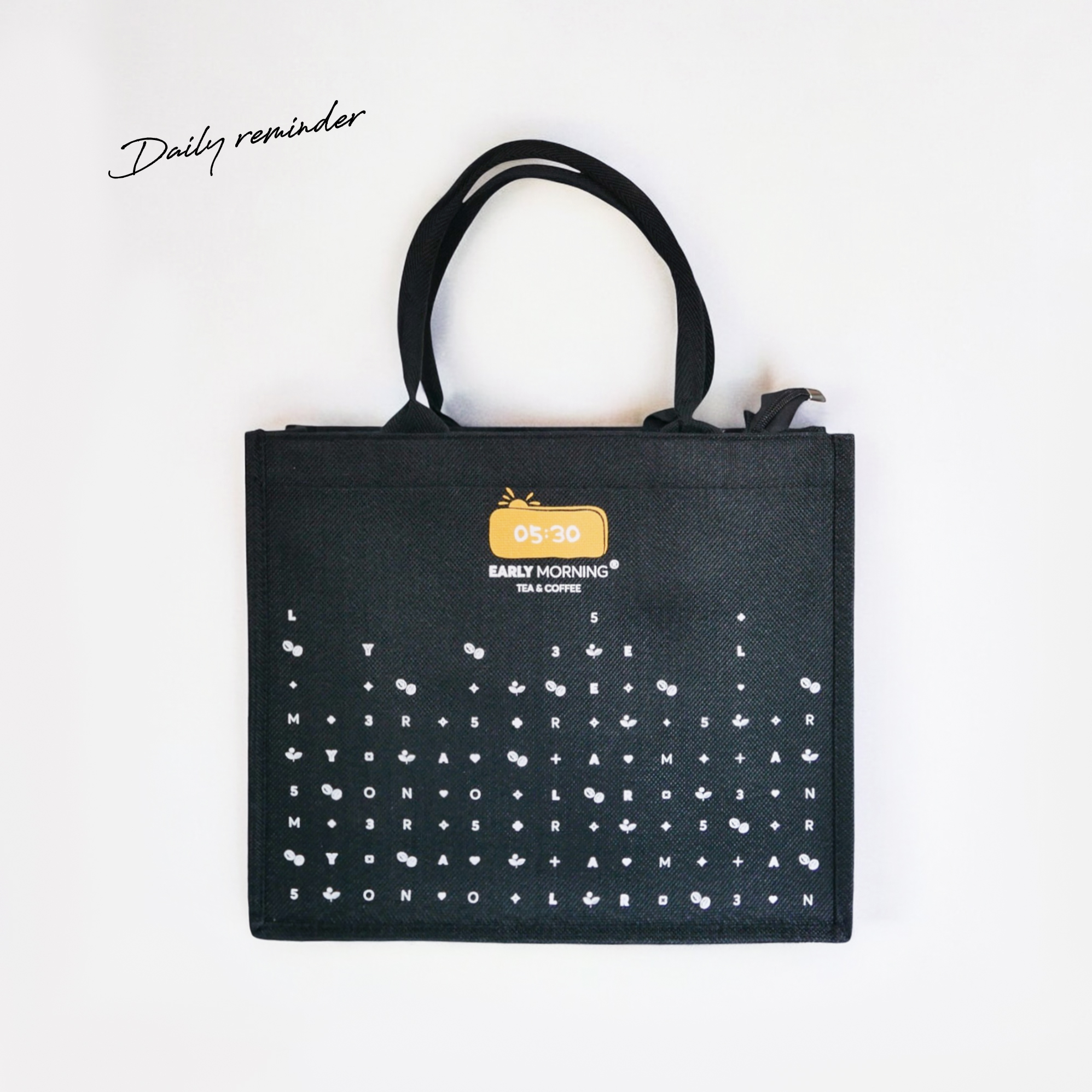 Túi vải Canvas Early Morning Daily Reminder