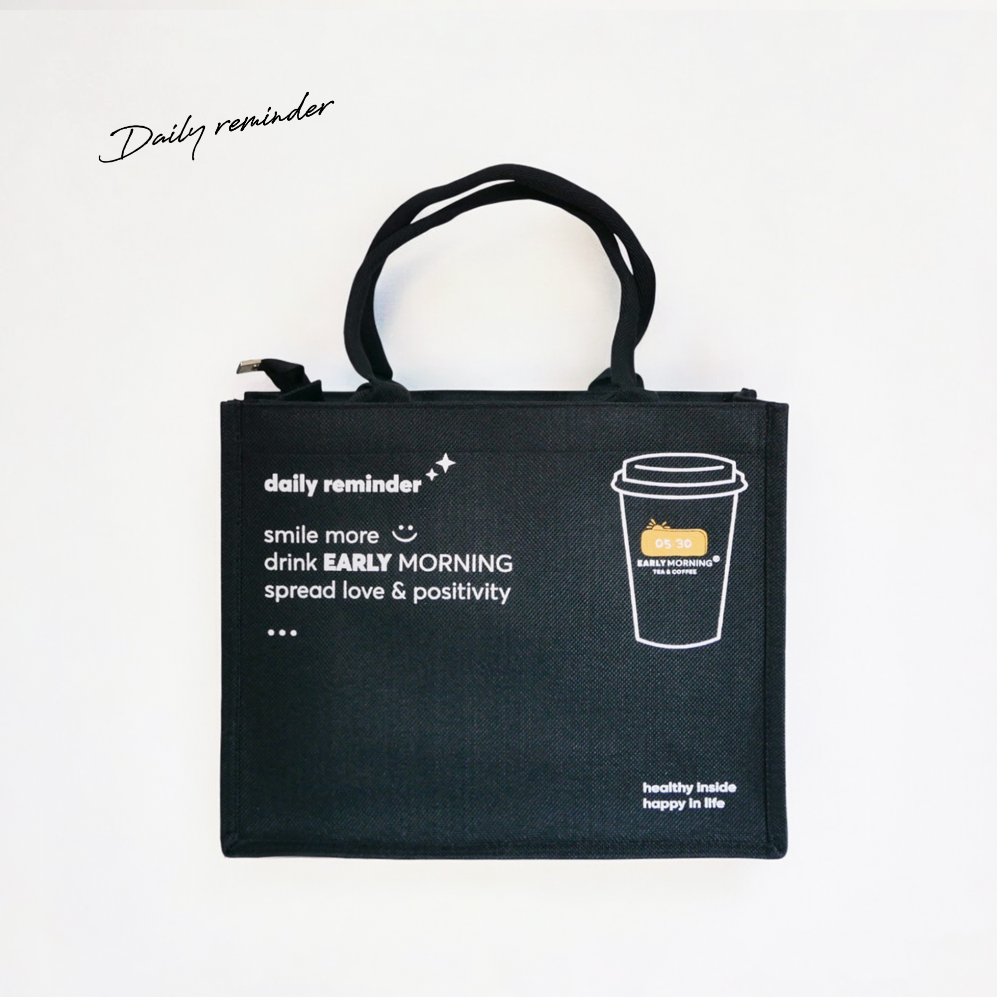 Túi vải Canvas Early Morning Daily Reminder