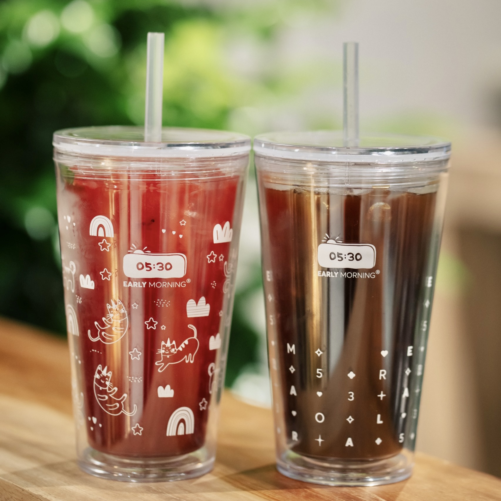 Ly hai lớp họa tiết