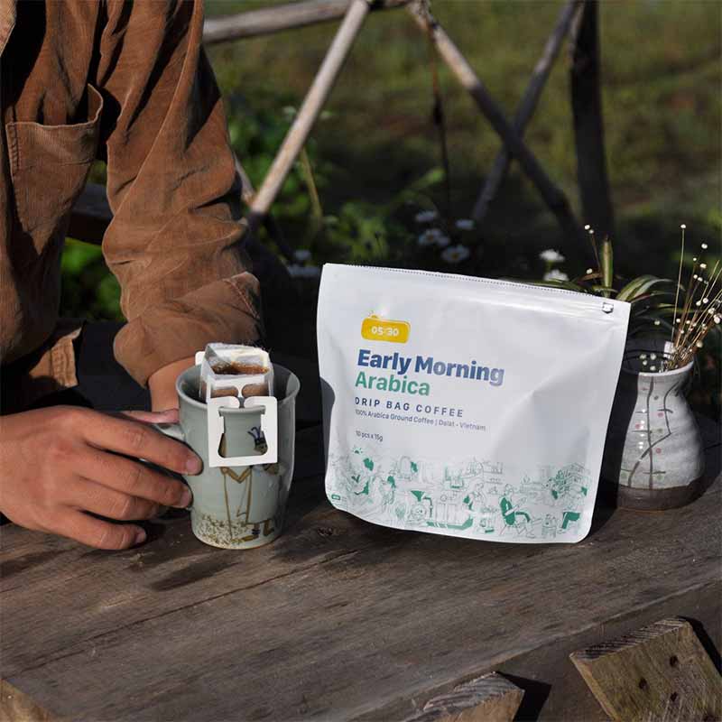 Early Morning Cà phê sạch nguyên chất 