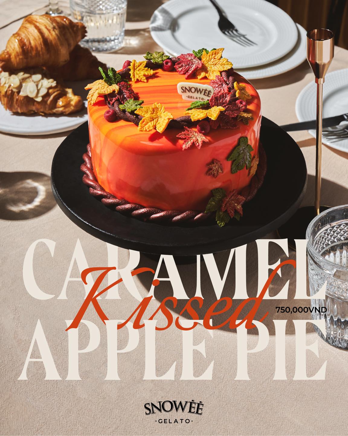 Caramel Kissed Apple Pie