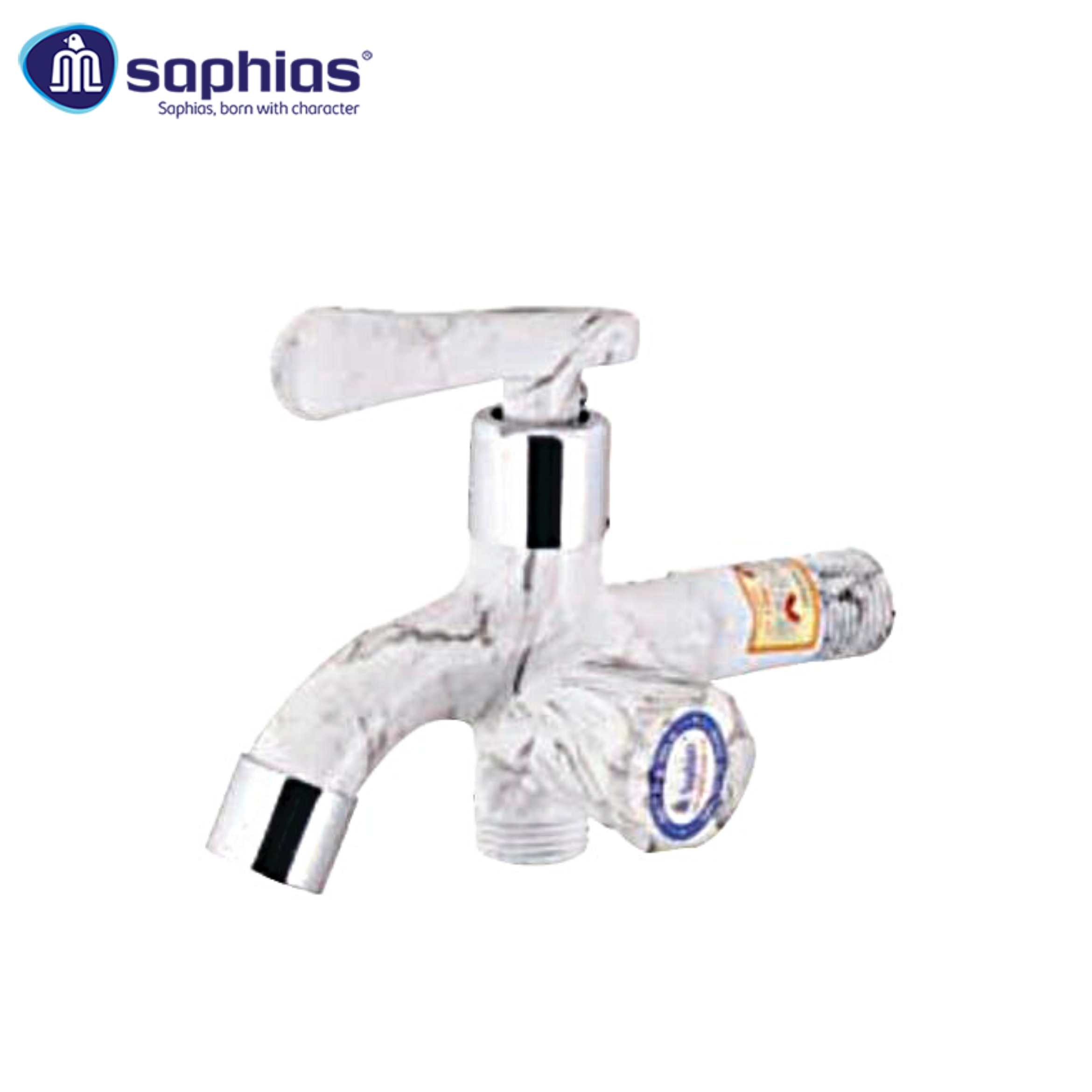 Sen Tắm Vân Đá Trắng Đen Saphias SP-5308V3