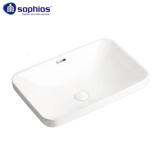 Chậu Rửa Mặt Lavabo Bán Âm Saphias TS-381