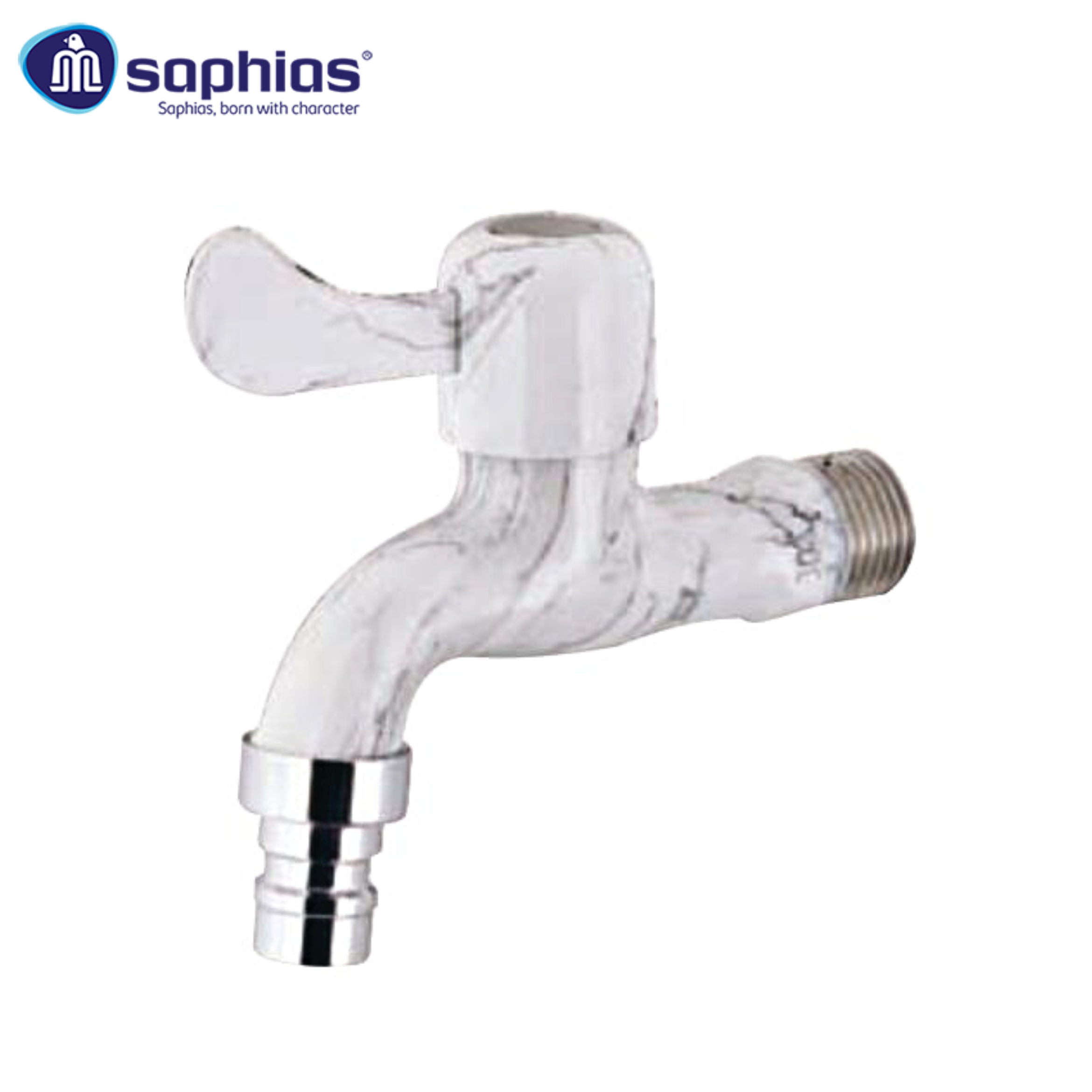 Vòi Hồ Vân Đá Trắng Đen Saphias SF-5709V3