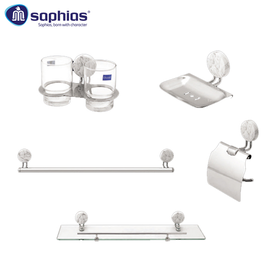Bộ Phụ Kiện Nhà Tắm 5 Món Saphias SP-3050V3