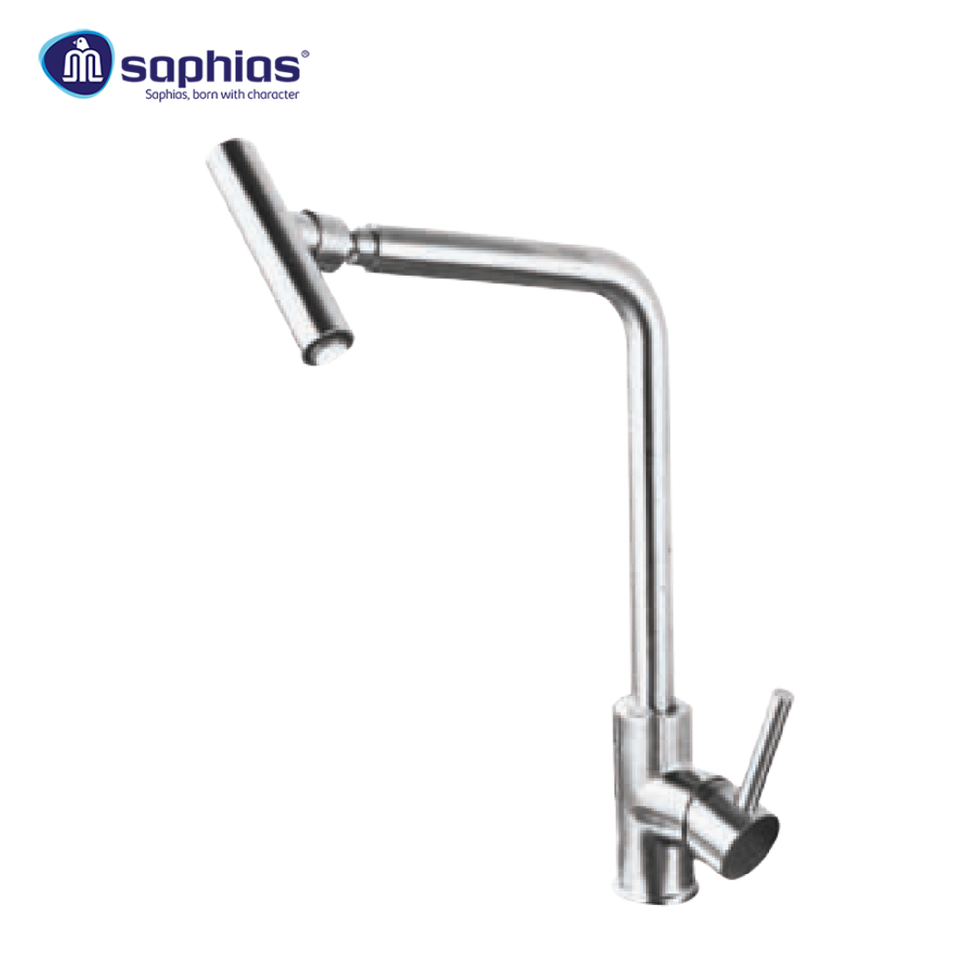 Vòi Rửa Bát Nóng Lạnh Gắn Chậu Inox 304 Saphias SS-8305