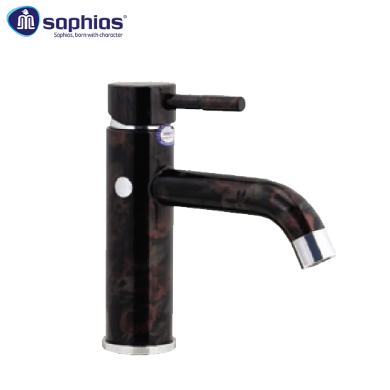 Vòi Lavabo 1 Lỗ 3D Hoa Hồng Saphias SP-1110B30