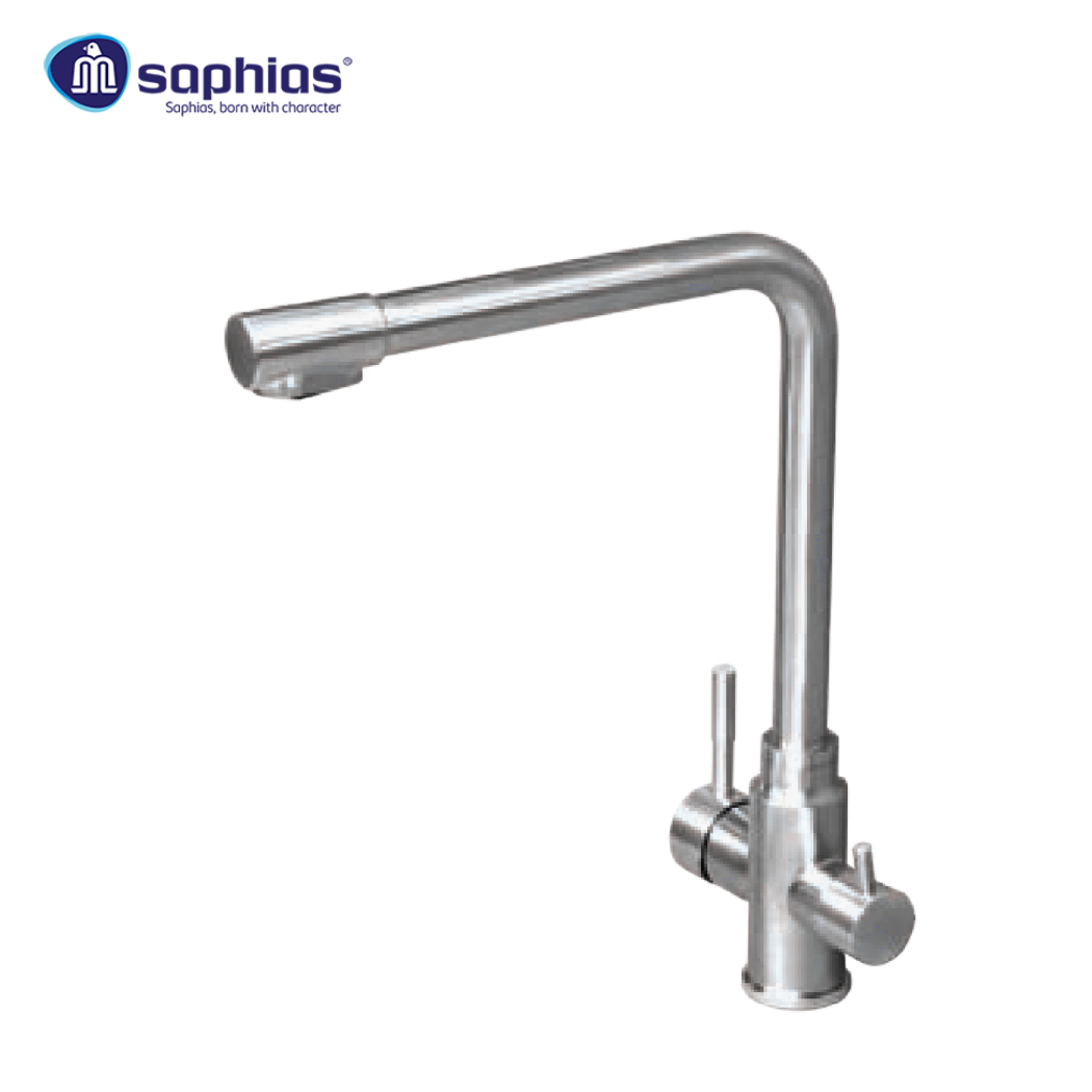 Vòi Rửa Bát Hai Chức Năng Gắn Chậu Inox 304 Saphias SS-8321